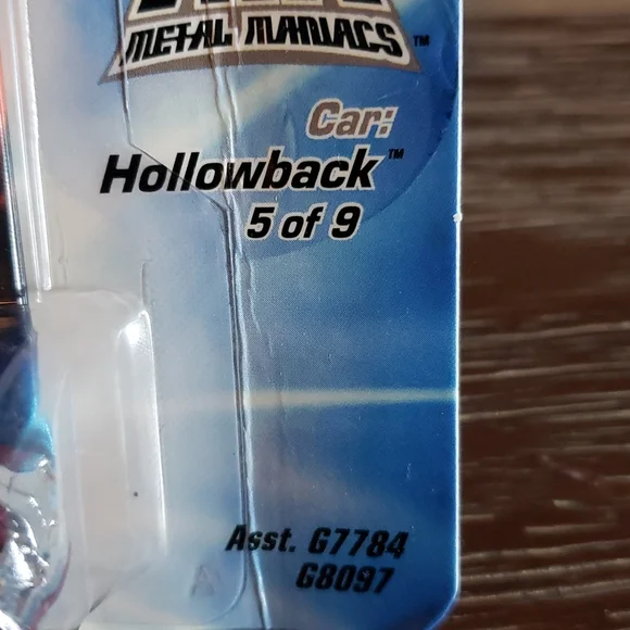 💖HP💖Rare Sealed! Hot Wheels Acceleracers Metal Maniacs Hollowback#5 of 9 G8097